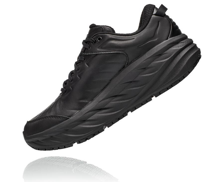 Hoka One One Running Shoes Mens Black - Bondi Sr - 83165MJFK